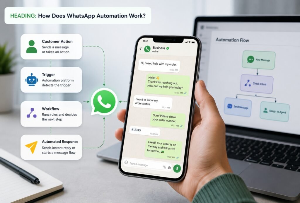How Does WhatsApp Automation Work?